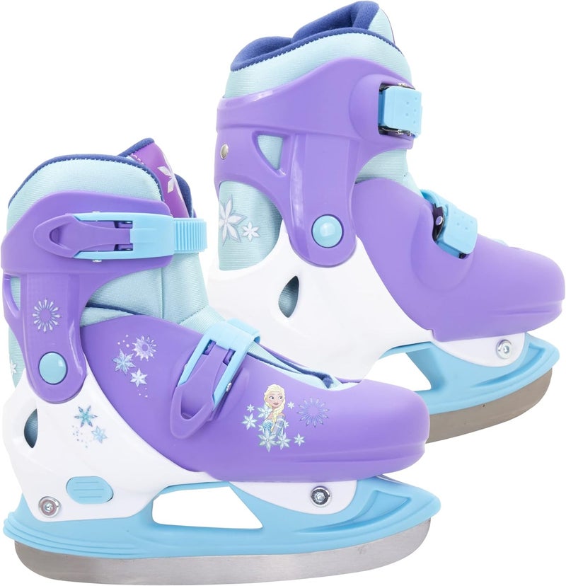 Hedstrom Disney Adjustable Ice Skates Youth Size 12-2, Disney Frozen 2, Purple, (40-80002WC) - Image 1